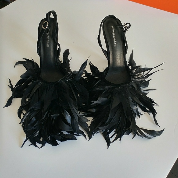 jeffrey campbell feather heels
